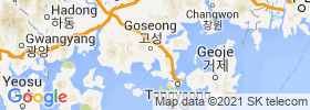 Goseong map